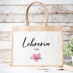Tasche_Jute_gross_lehrerin_mit_herz_personalisiert_rosa