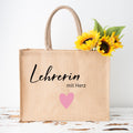 Tasche_Jute_gross_lehrerin_mit_herz_rosa