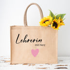 Tasche_Jute_gross_lehrerin_mit_herz_rosa