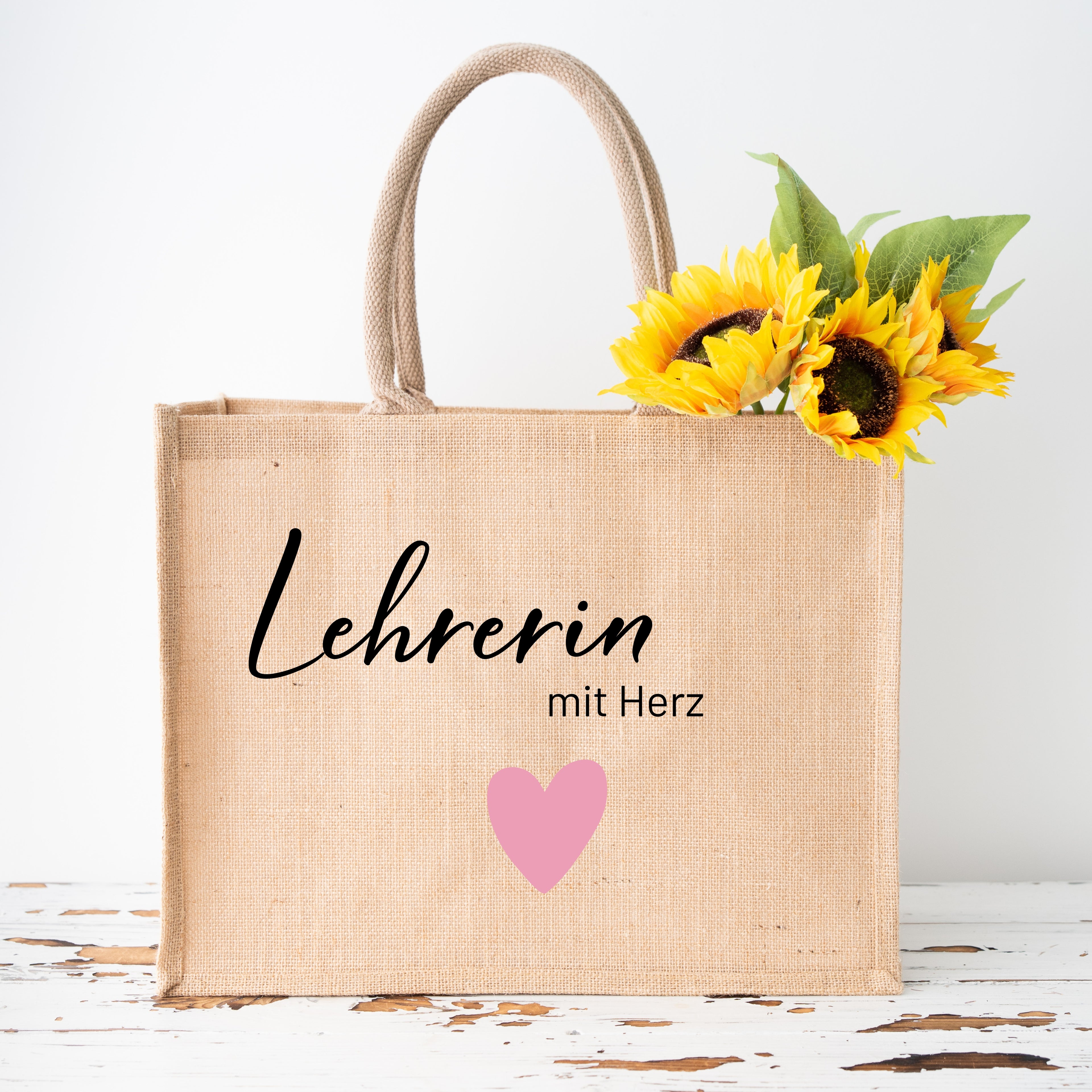 Tasche_Jute_gross_lehrerin_mit_herz_rosa
