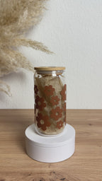 Glasbecher_Daisy_lehmbraun_ohne_Strohhalm_Video