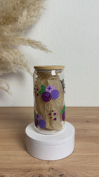 Glasbecher_Früchte_Blaubeeren_ohne_Strohhalm_Video